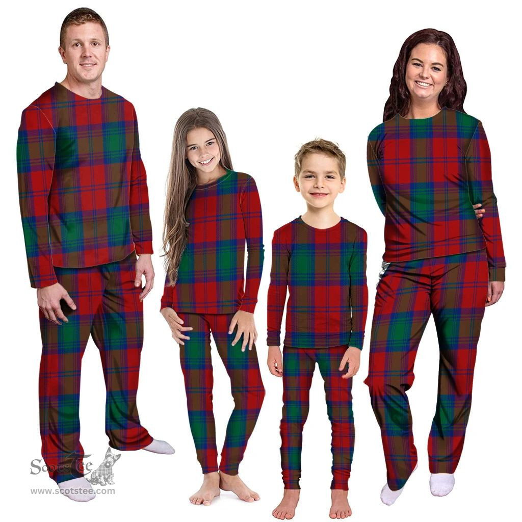 Scottish Auchinleck Clan Tartan Pyjama Family Set - Classic Scottish Plaid Tartan Plaid