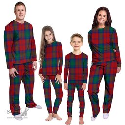 Scottish Auchinleck Clan Tartan Pyjama Family Set - Classic Scottish Plaid Tartan Plaid