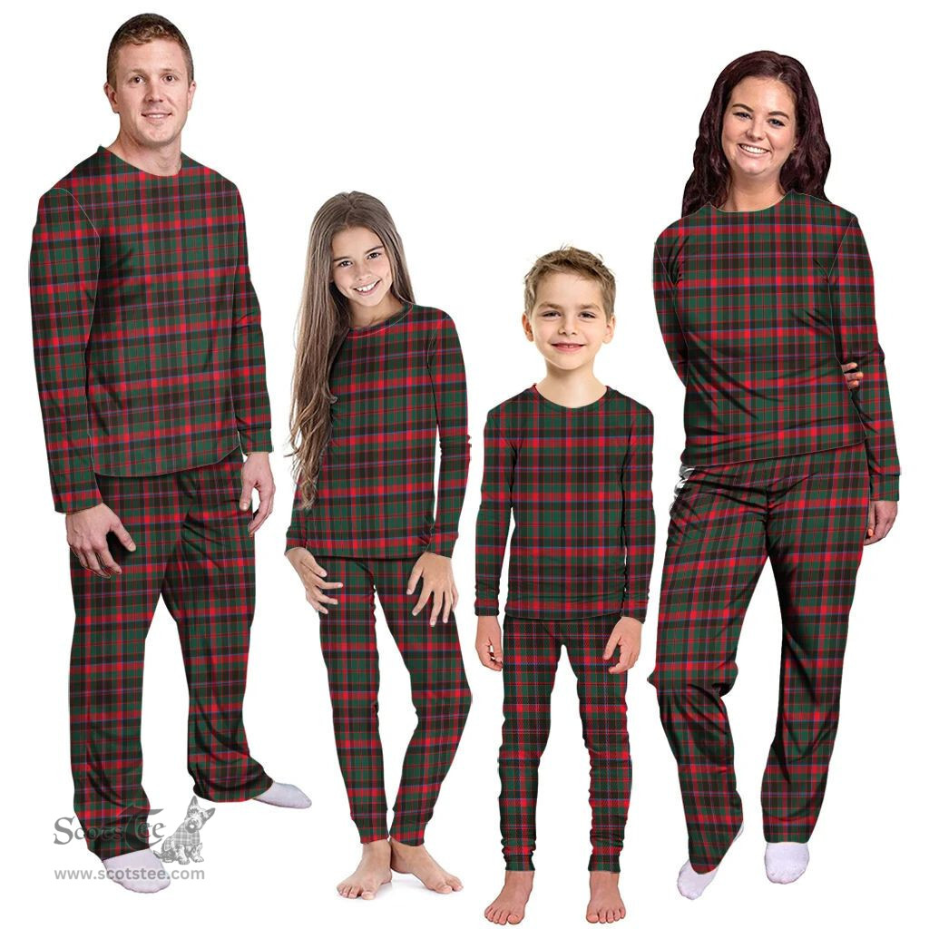 Scottish Cumming Hunting Modern Clan Tartan Pyjama Family Set - Classic Scottish Plaid Tartan Plaid