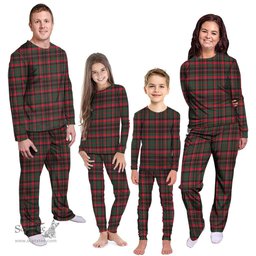 Scottish Cumming Hunting Modern Clan Tartan Pyjama Family Set - Classic Scottish Plaid Tartan Plaid