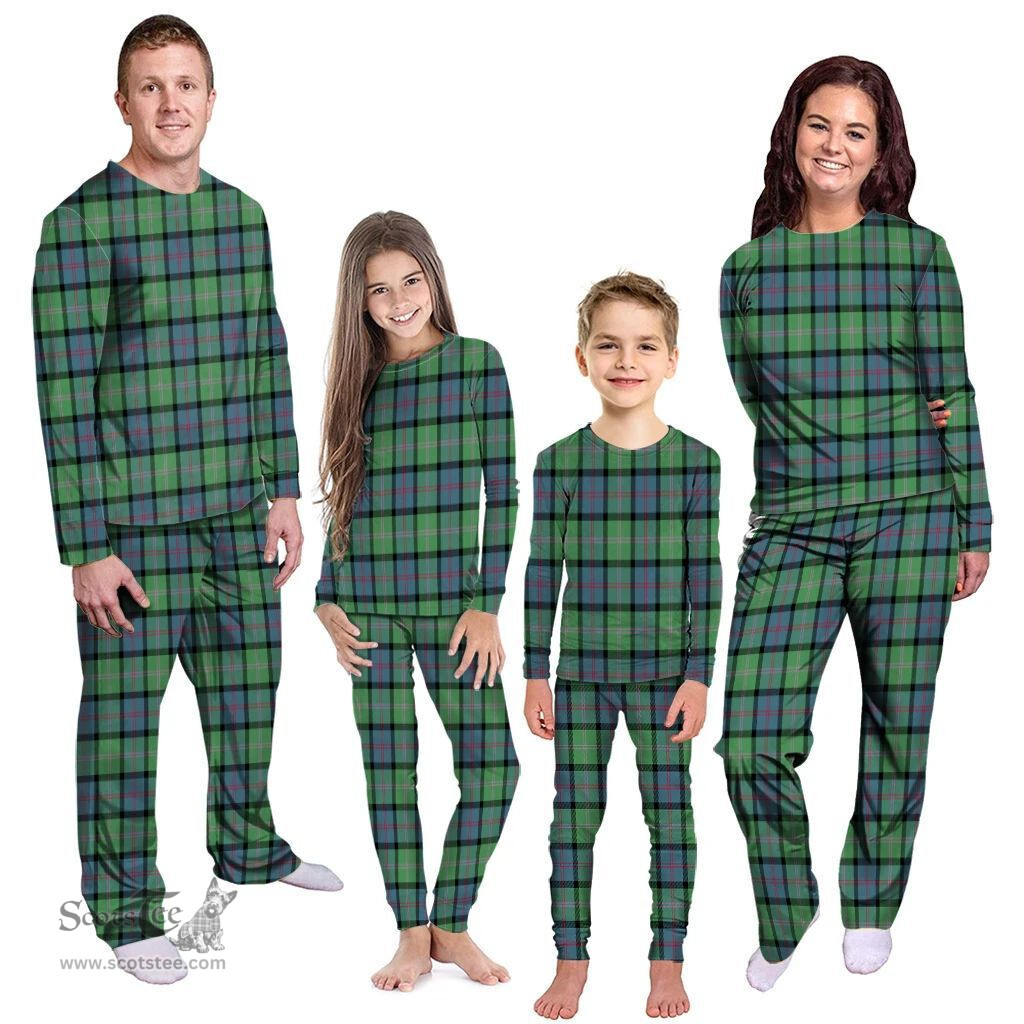 Scottish MacThomas Ancient Clan Tartan Pyjama Family Set - Classic Scottish Plaid Tartan Plaid