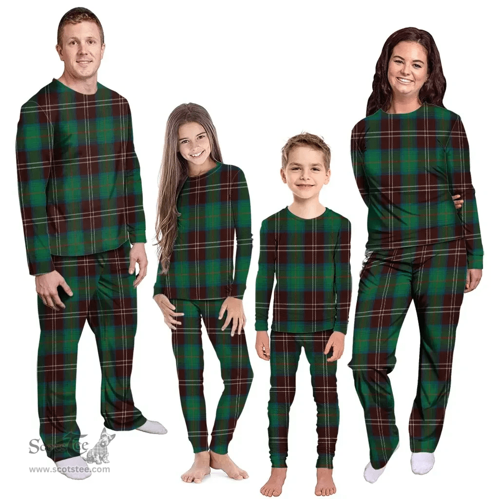 Scottish Chisholm Hunting Ancient Clan Tartan Pyjama Family Set - Classic Scottish Plaid Tartan Plaid