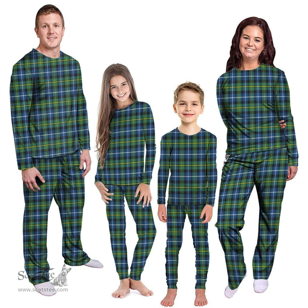 Scottish MacNeill of Barra Ancient Clan Tartan Pyjama Family Set - Classic Scottish Plaid Tartan Plaid