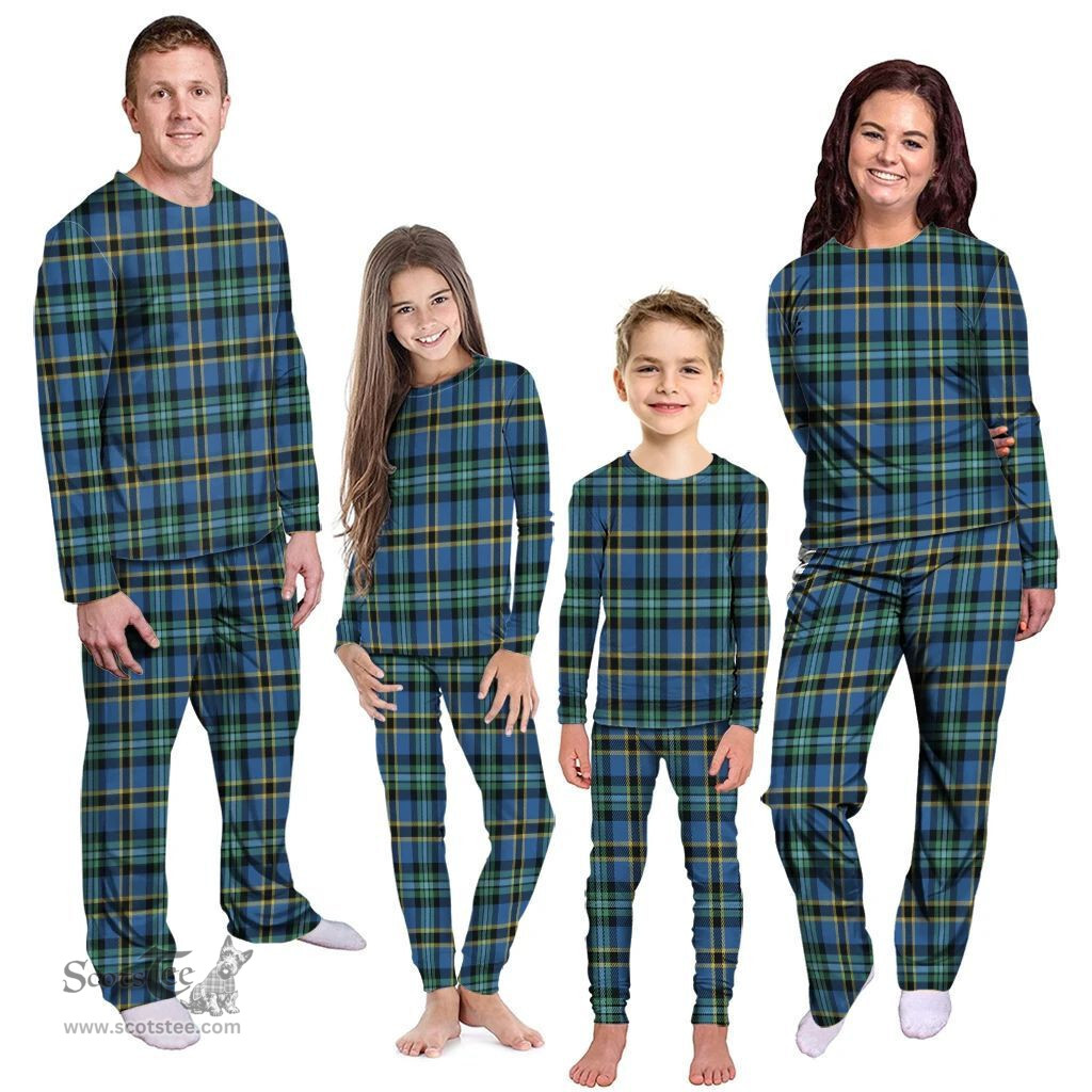 Scottish Weir Ancient Clan Tartan Pyjama Family Set - Classic Scottish Plaid Tartan Plaid