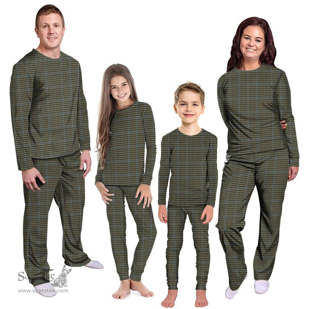 Scottish Haig Check Clan Tartan Pyjama Family Set - Classic Scottish Plaid Tartan Plaid