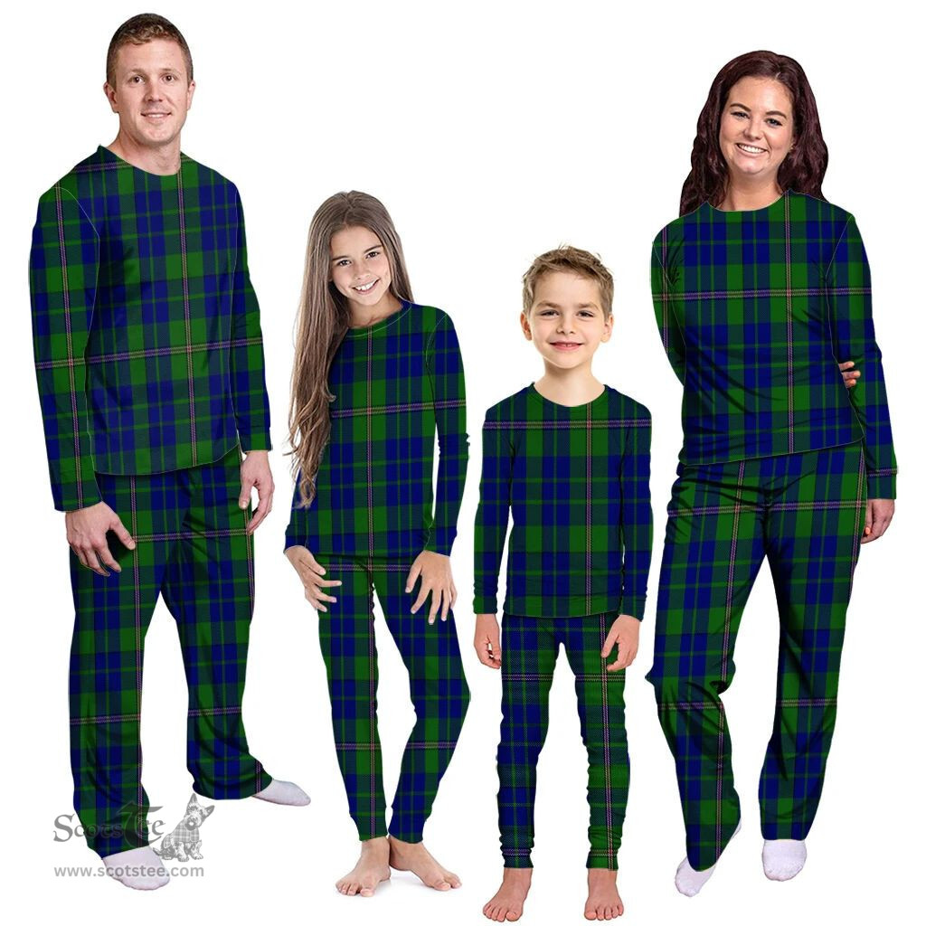 Scottish Noel or Nowell Clan Tartan Pyjama Family Set - Classic Scottish Plaid Tartan Plaid