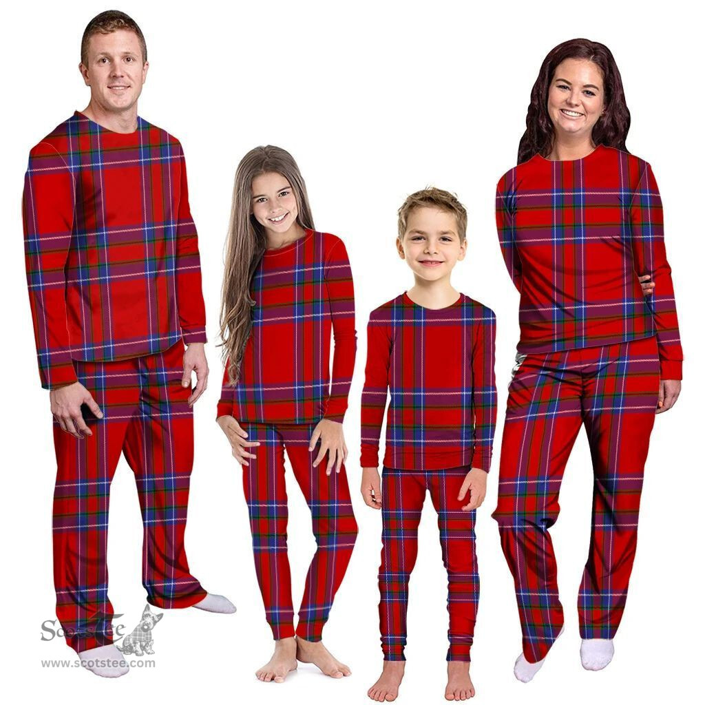 Scottish Rait Tartan Clan Tartan Pyjama Family Set - Classic Scottish Plaid Tartan Plaid