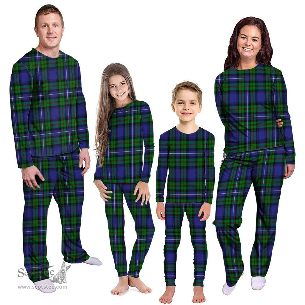Scottish Robertson Hunting Modern Clan Tartan Pyjama Family Set - Classic Scottish Plaid Tartan Plaid
