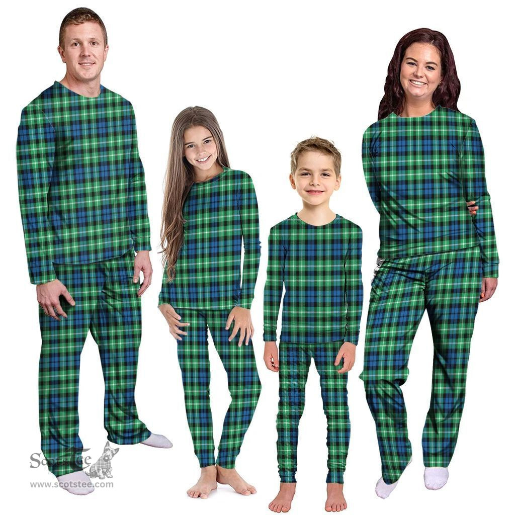 Scottish Graham of Montrose Ancient Clan Tartan Pyjama Family Set - Classic Scottish Plaid Tartan Plaid