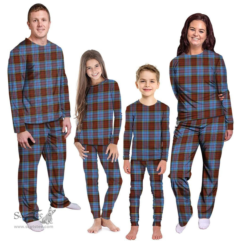 Scottish Anderson Modern Clan Tartan Pyjama Family Set - Classic Scottish Plaid Tartan Plaid