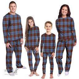 Scottish Anderson Modern Clan Tartan Pyjama Family Set - Classic Scottish Plaid Tartan Plaid