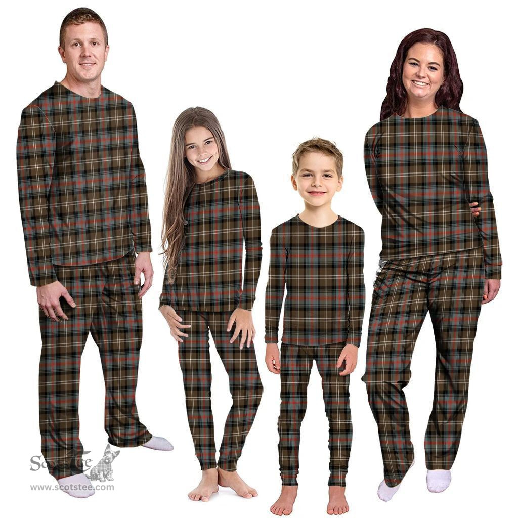 Scottish Sutherland Weathered Clan Tartan Pyjama Family Set - Classic Scottish Plaid Tartan Plaid