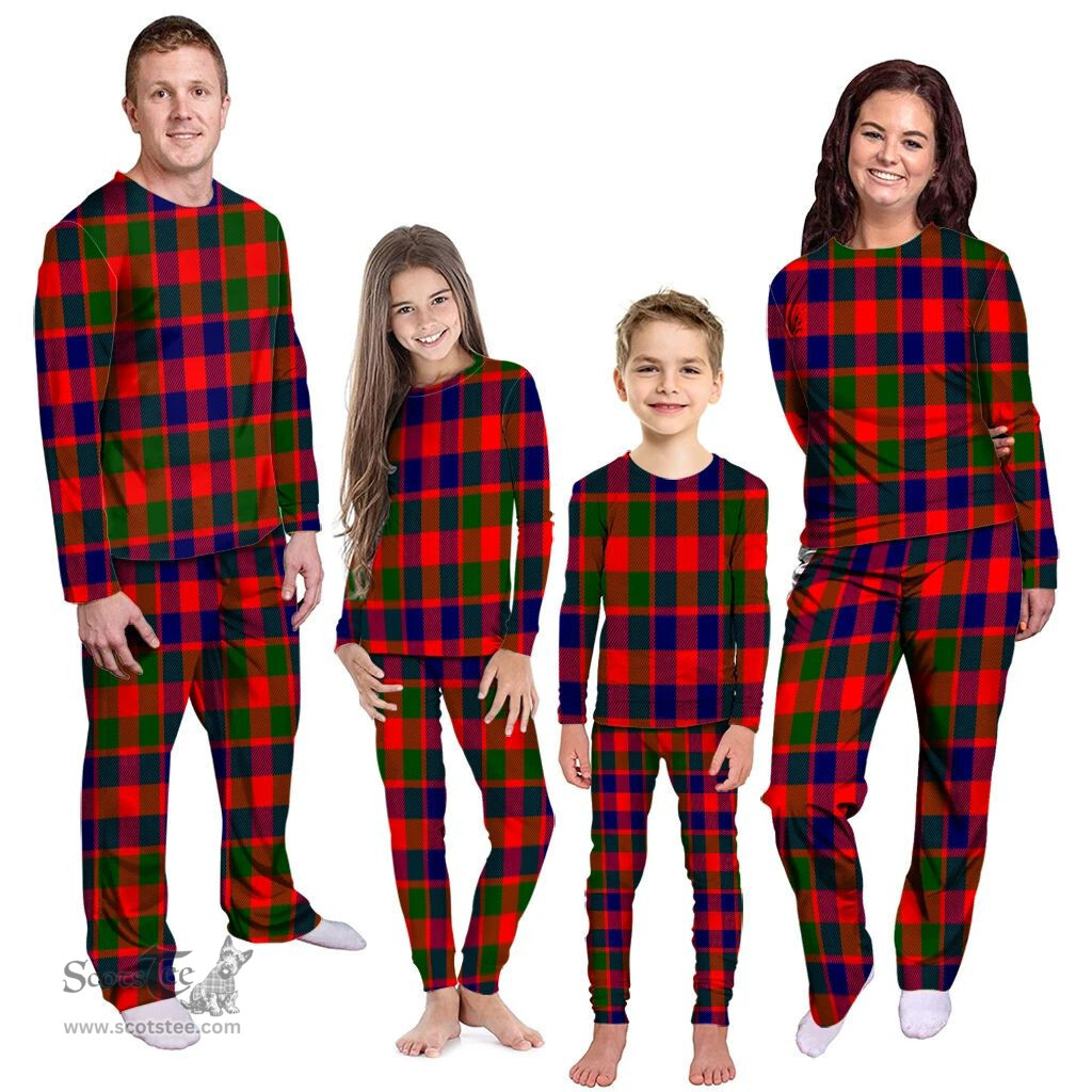 Scottish Gow of McGouan Clan Tartan Pyjama Family Set - Classic Scottish Plaid Tartan Plaid