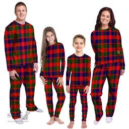 Scottish Gow of McGouan Clan Tartan Pyjama Family Set - Classic Scottish Plaid Tartan Plaid