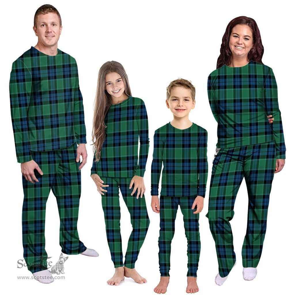 Scottish Graham of Menteith Ancient Clan Tartan Pyjama Family Set - Classic Scottish Plaid Tartan Plaid