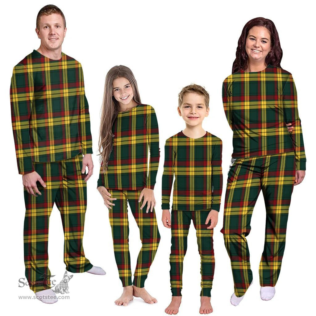Scottish MacMillan Old Modern Clan Tartan Pyjama Family Set - Classic Scottish Plaid Tartan Plaid
