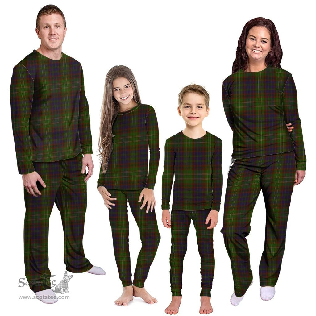 Scottish Cunningham Hunting Modern Clan Tartan Pyjama Family Set - Classic Scottish Plaid Tartan Plaid