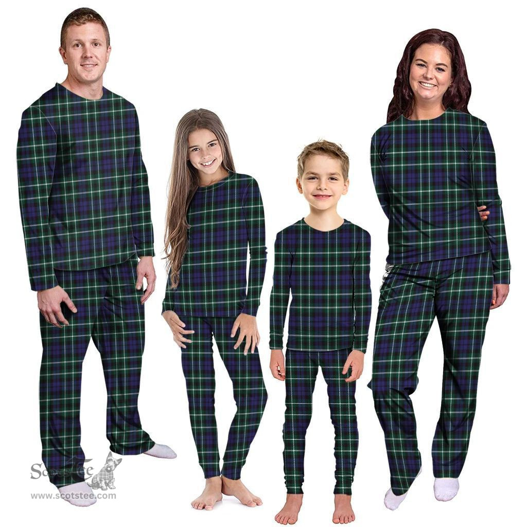 Scottish Graham of Montrose Modern Clan Tartan Pyjama Family Set - Classic Scottish Plaid Tartan Plaid