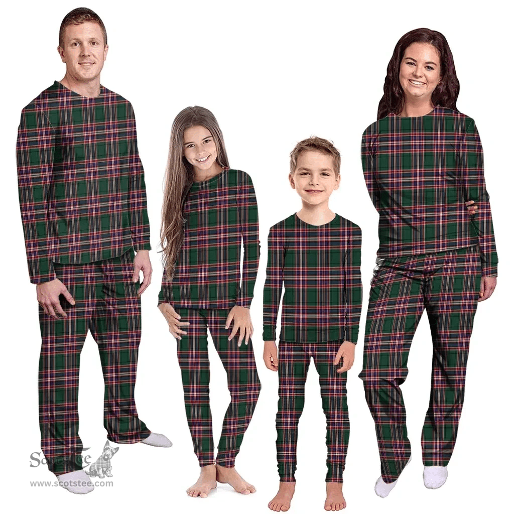 Scottish MacFarlane Hunting Modern Clan Tartan Pyjama Family Set - Classic Scottish Plaid Tartan Plaid