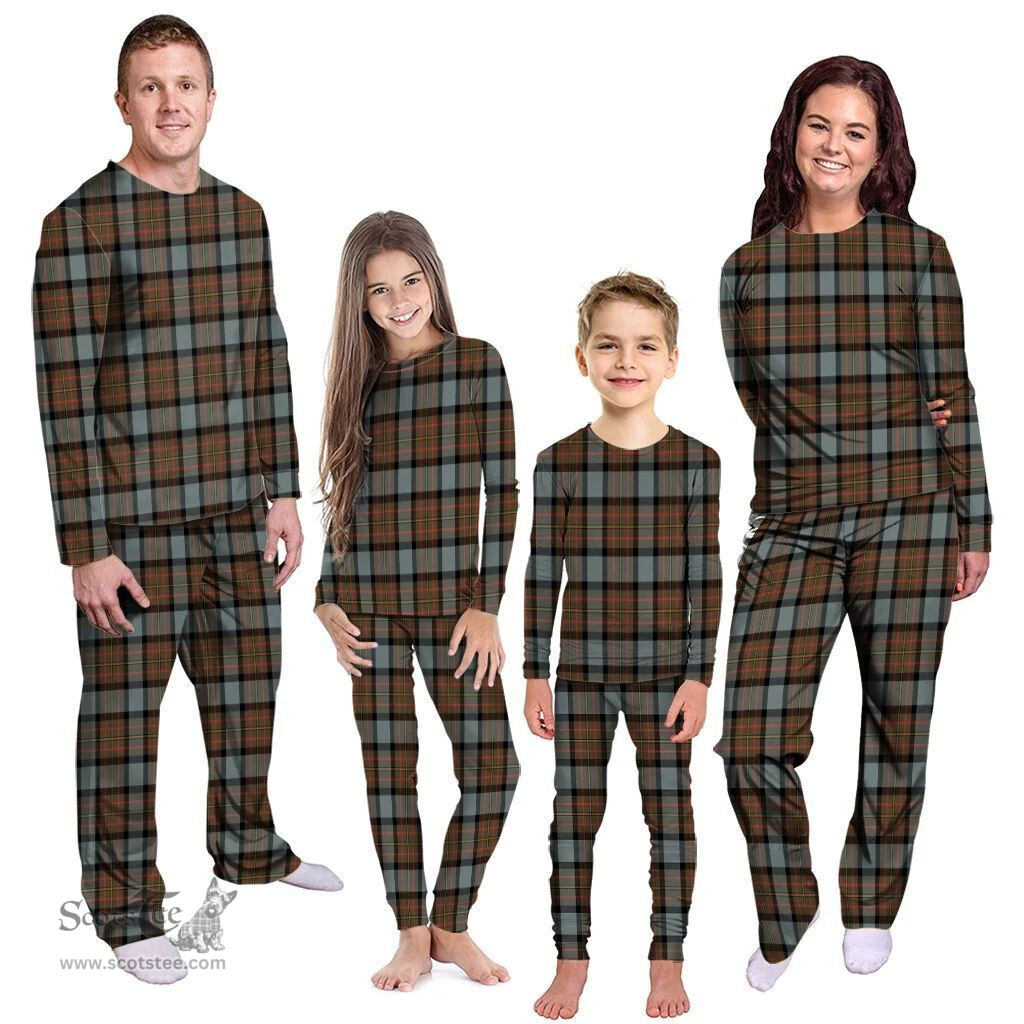 Scottish MacLaren Weathered Clan Tartan Pyjama Family Set - Classic Scottish Plaid Tartan Plaid