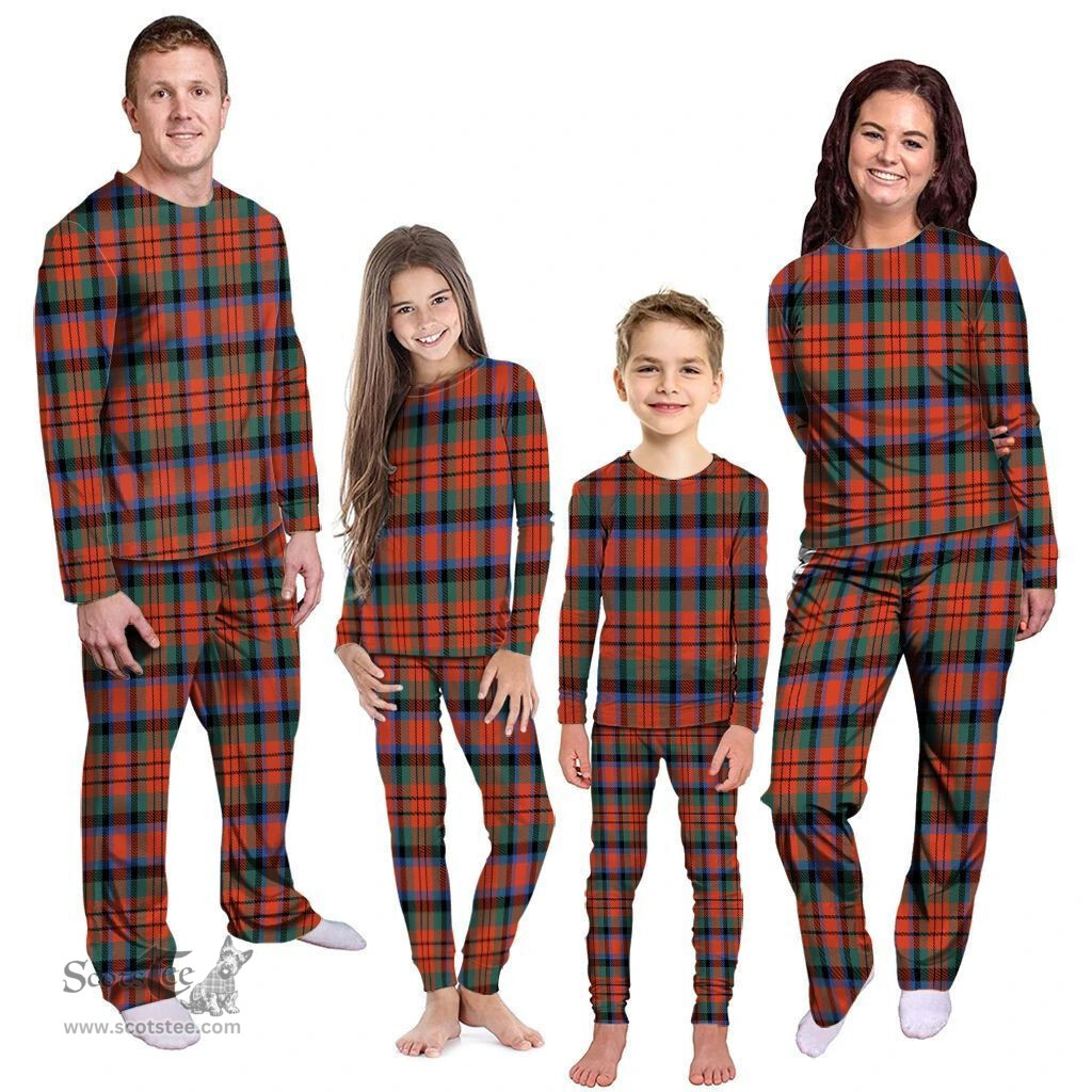 Scottish MacDuff Ancient Clan Tartan Pyjama Family Set - Classic Scottish Plaid Tartan Plaid