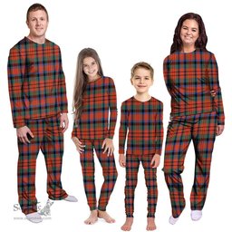 Scottish MacDuff Ancient Clan Tartan Pyjama Family Set - Classic Scottish Plaid Tartan Plaid