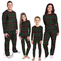 Scottish Crosbie Clan Tartan Pyjama Family Set - Classic Scottish Plaid Tartan Plaid