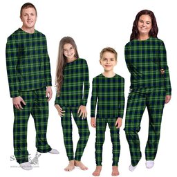 Scottish Tweedside District Clan Tartan Pyjama Family Set - Classic Scottish Plaid Tartan Plaid