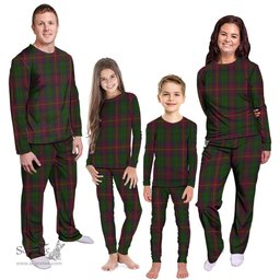 Scottish Cairns Clan Tartan Pyjama Family Set - Classic Scottish Plaid Tartan Plaid