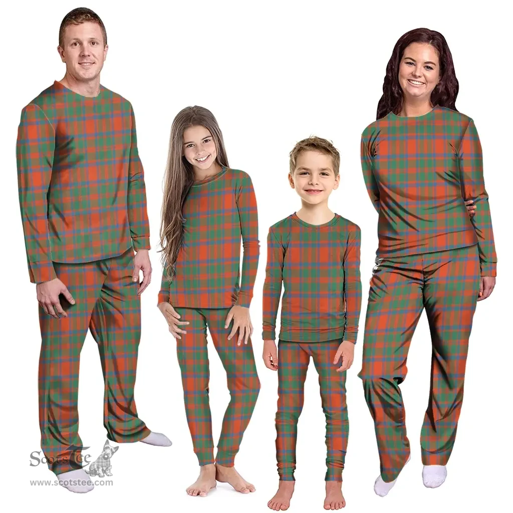 Scottish MacKintosh Ancient Clan Tartan Pyjama Family Set - Classic Scottish Plaid Tartan Plaid
