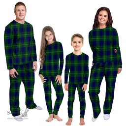 Scottish Oliphant Modern Clan Tartan Pyjama Family Set - Classic Scottish Plaid Tartan Plaid