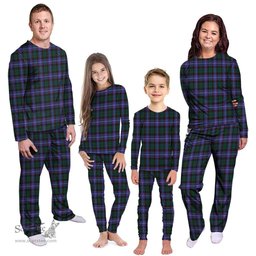 Scottish Hunter Modern Clan Tartan Pyjama Family Set - Classic Scottish Plaid Tartan Plaid
