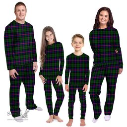 Scottish Morrison Modern Clan Tartan Pyjama Family Set - Classic Scottish Plaid Tartan Plaid
