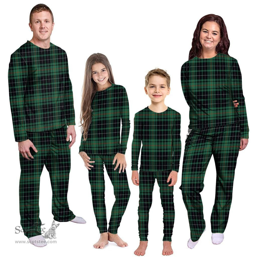 Scottish MacAulay Hunting Ancient Clan Tartan Pyjama Family Set - Classic Scottish Plaid Tartan Plaid