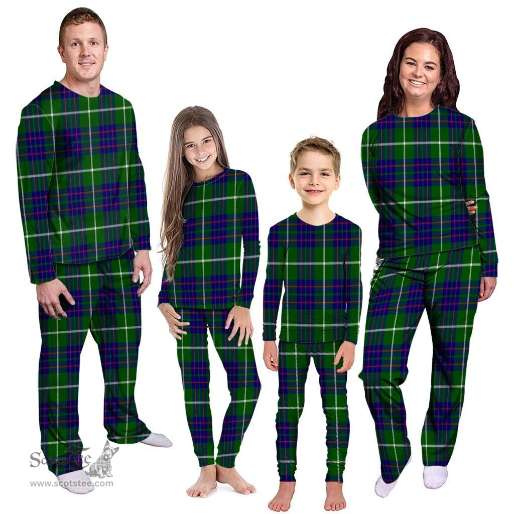 Scottish MacIntyre Hunting Modern Clan Tartan Pyjama Family Set - Classic Scottish Plaid Tartan Plaid