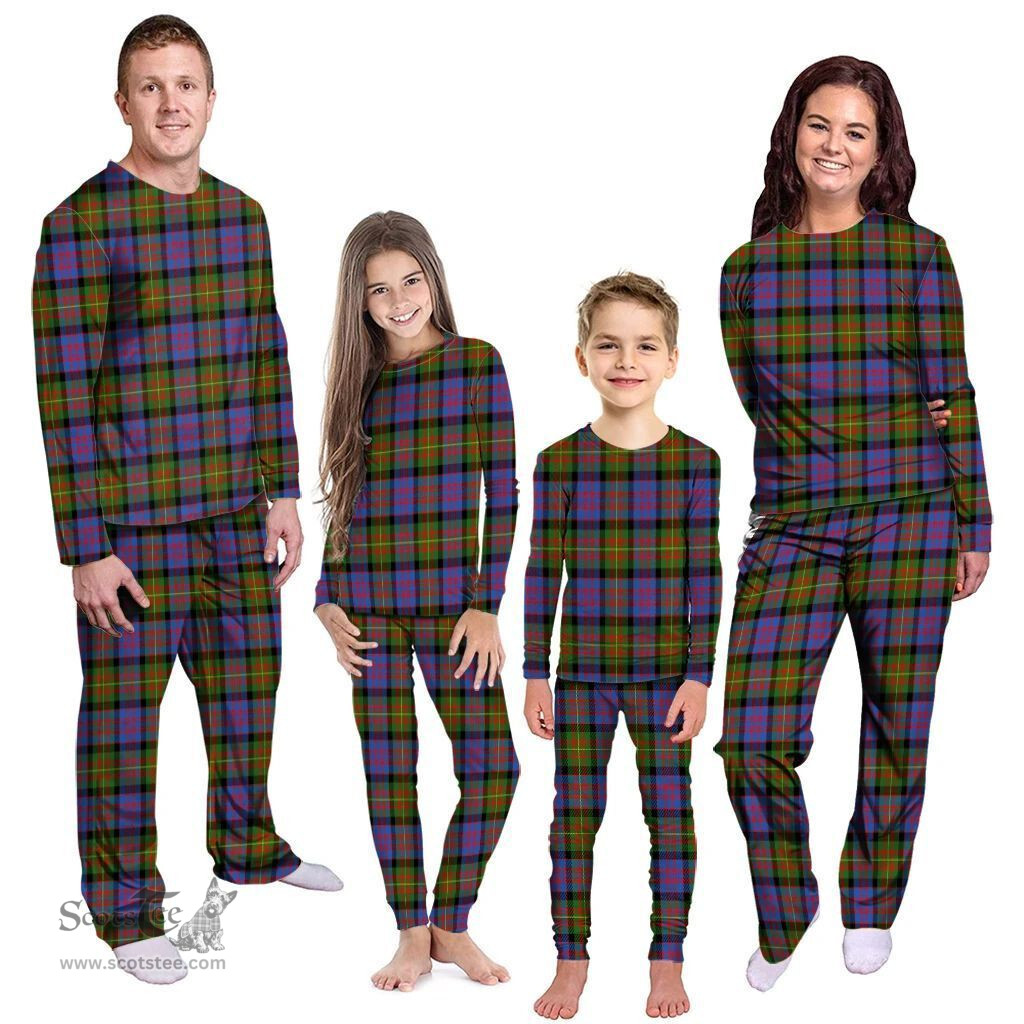 Scottish Carnegie Ancient Clan Tartan Pyjama Family Set - Classic Scottish Plaid Tartan Plaid