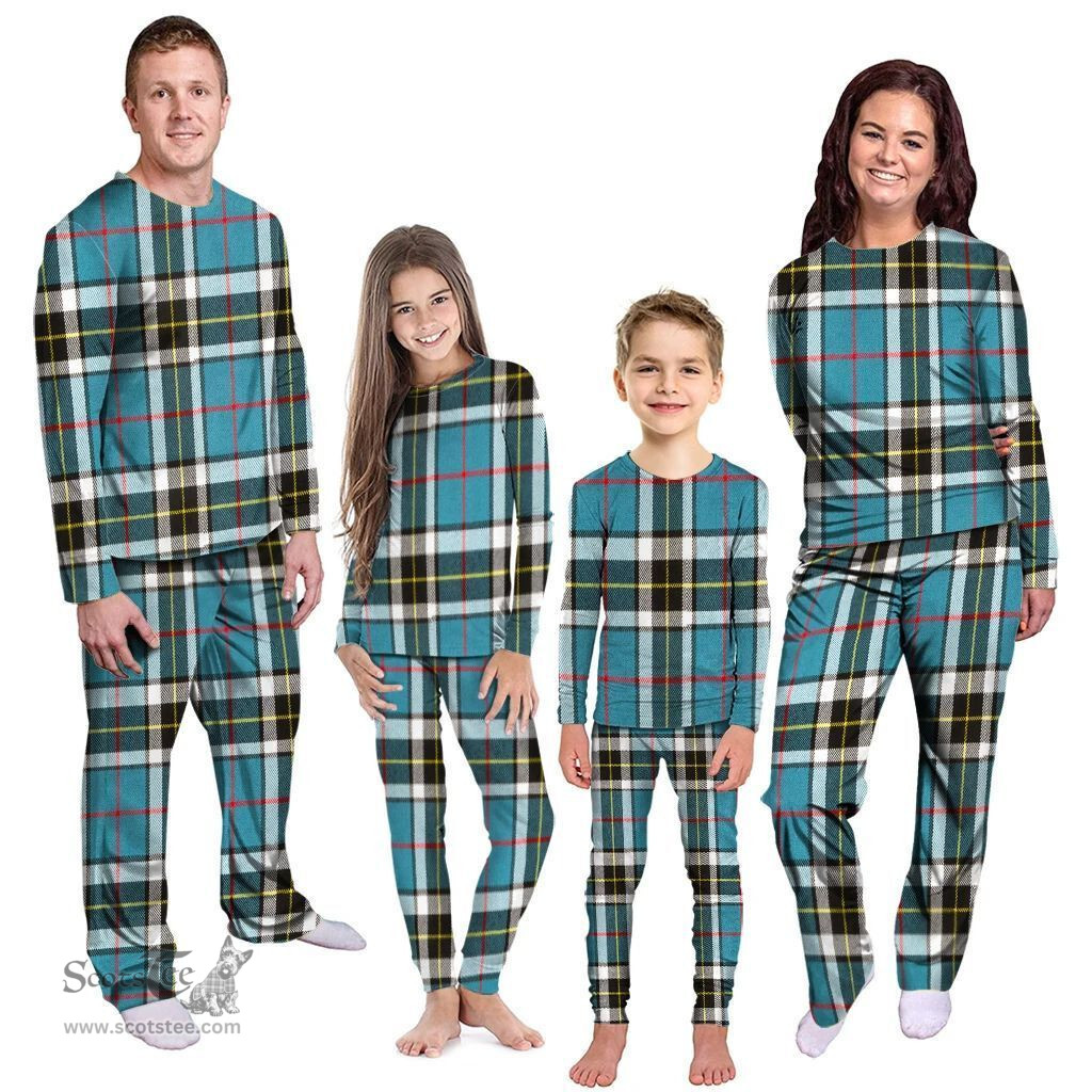 Scottish Thomson Clan Tartan Pyjama Family Set - Classic Scottish Plaid Tartan Plaid