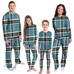 Scottish Thomson Clan Tartan Pyjama Family Set - Classic Scottish Plaid Tartan Plaid