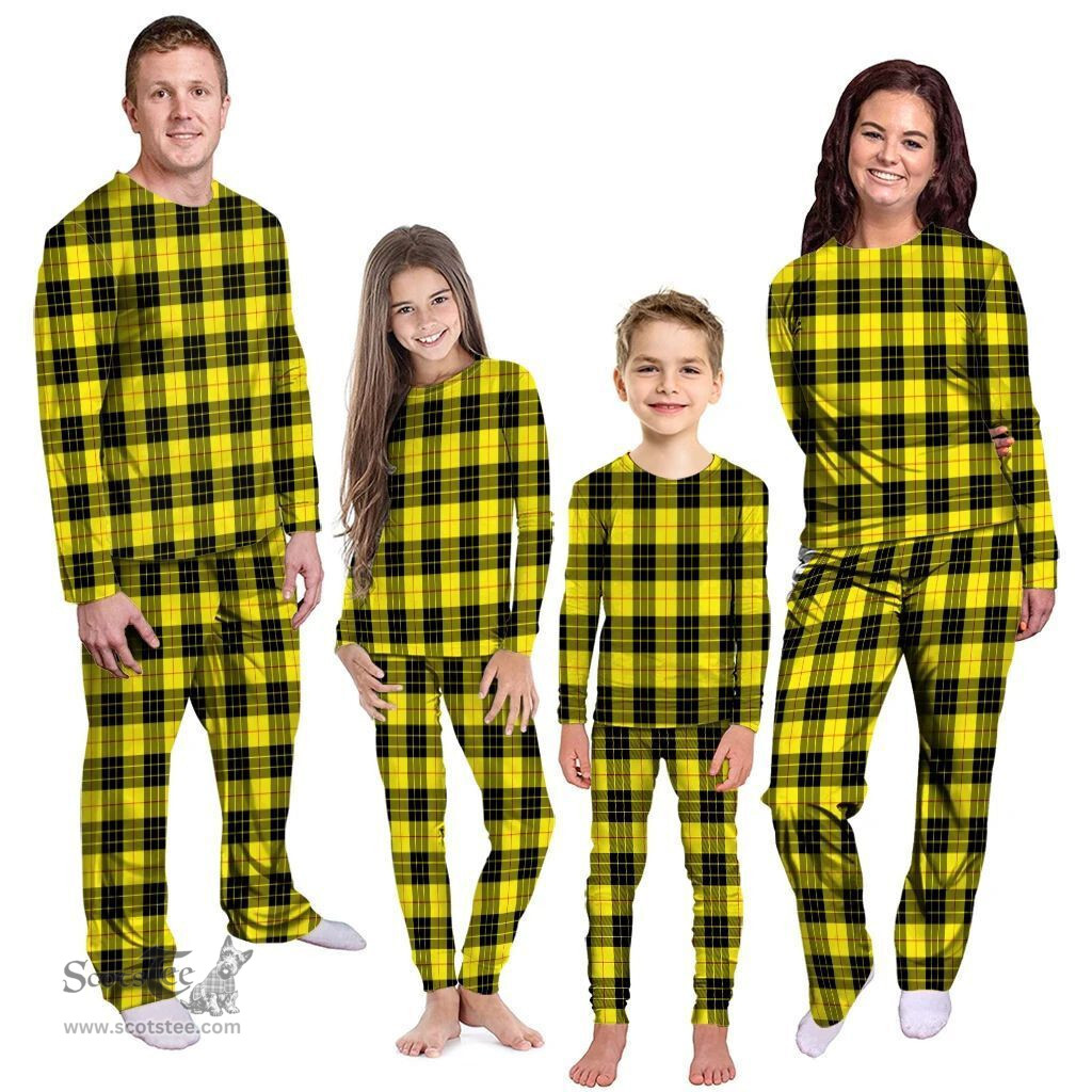 Scottish MacLeod of Lewis Modern Clan Tartan Pyjama Family Set - Classic Scottish Plaid Tartan Plaid
