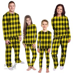 Scottish MacLeod of Lewis Modern Clan Tartan Pyjama Family Set - Classic Scottish Plaid Tartan Plaid