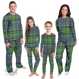 Scottish Colville district Clan Tartan Pyjama Family Set - Classic Scottish Plaid Tartan Plaid