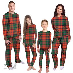 Scottish Stewart of Appin Ancient Clan Tartan Pyjama Family Set - Classic Scottish Plaid Tartan Plaid