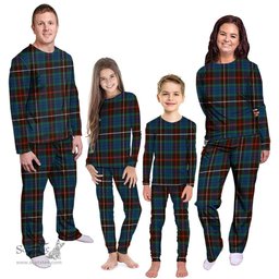 Scottish Fraser Hunting Ancient Clan Tartan Pyjama Family Set - Classic Scottish Plaid Tartan Plaid