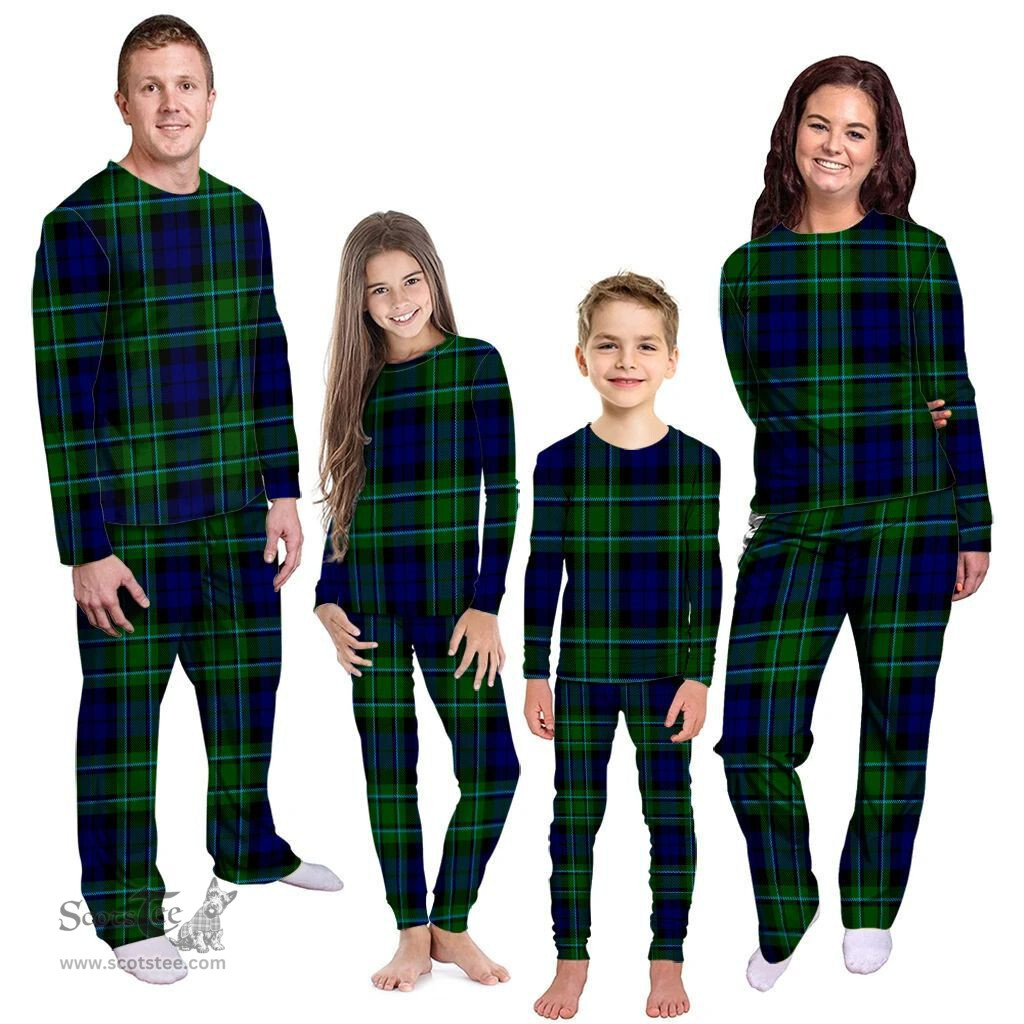 Scottish MacCallum Modern Clan Tartan Pyjama Family Set - Classic Scottish Plaid Tartan Plaid