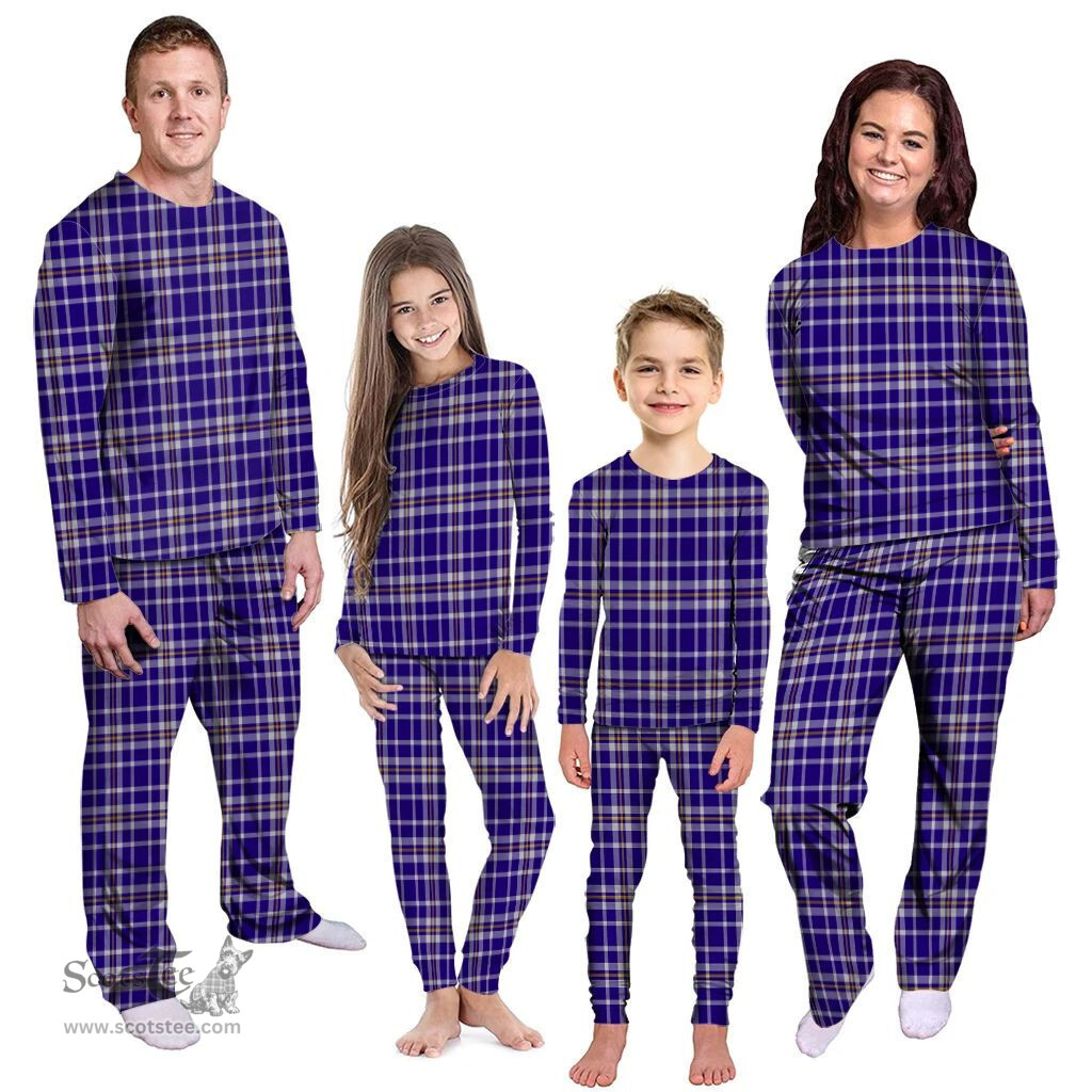 Scottish Ochterlony Clan Tartan Pyjama Family Set - Classic Scottish Plaid Tartan Plaid