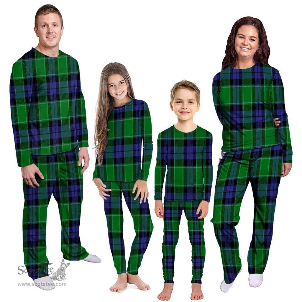 Scottish Haldane Clan Tartan Pyjama Family Set - Classic Scottish Plaid Tartan Plaid