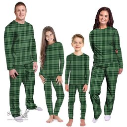 Scottish MacDonald Lord of the Isles Hunting Clan Tartan Pyjama Family Set - Classic Scottish Plaid Tartan Plaid