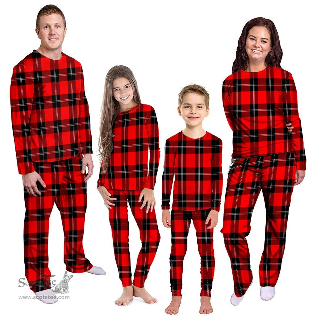 Scottish Ramsay Modern Clan Tartan Pyjama Family Set - Classic Scottish Plaid Tartan Plaid