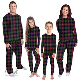 Scottish MacLennan Clan Tartan Pyjama Family Set - Classic Scottish Plaid Tartan Plaid