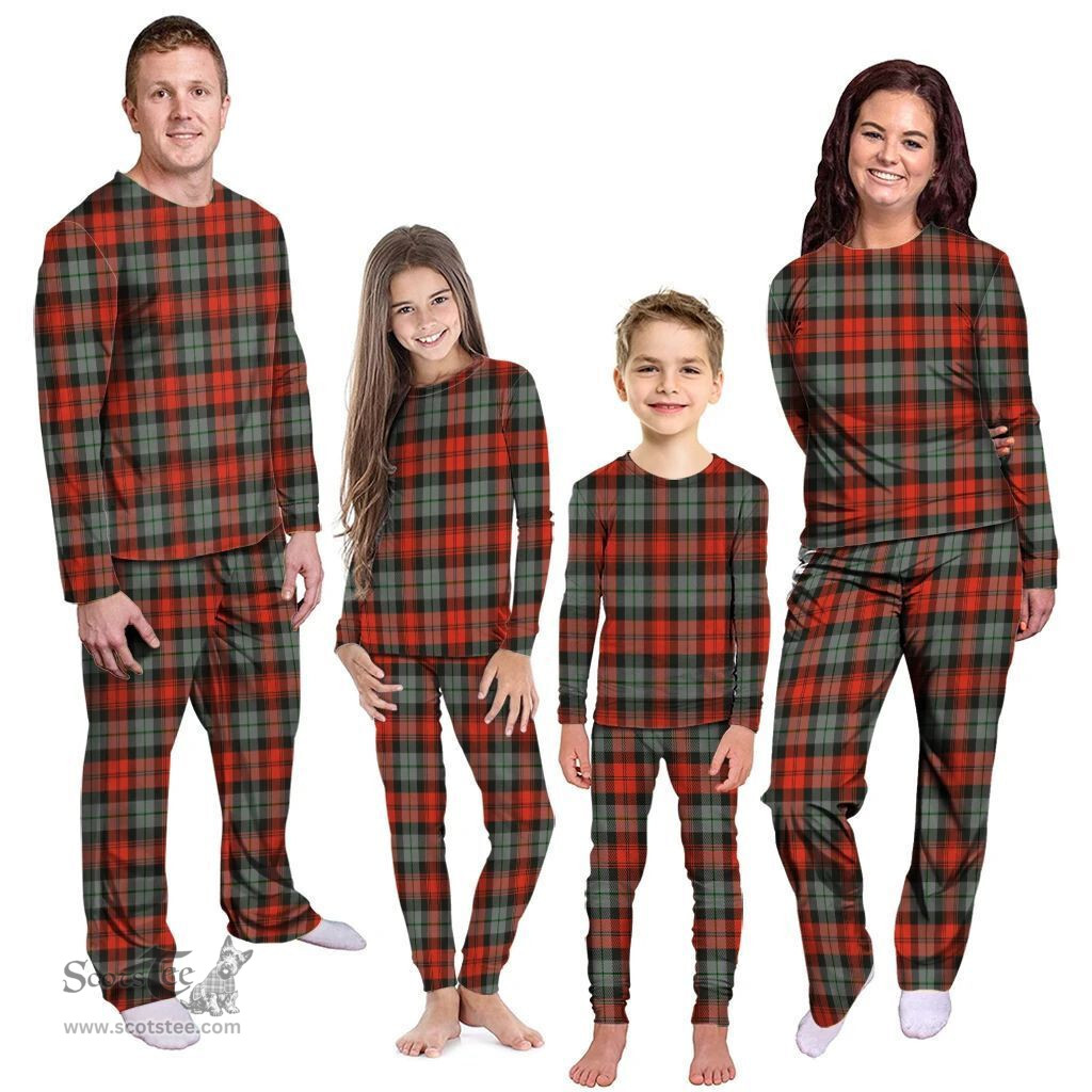 Scottish MacLachlan Weathered Clan Tartan Pyjama Family Set - Classic Scottish Plaid Tartan Plaid